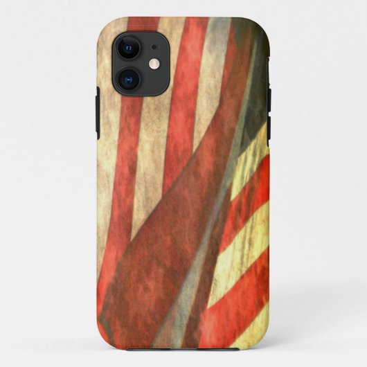アメリカ国旗アップル Case-Mate iPhoneケース (裏面)