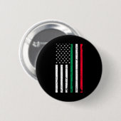 アメリカ国旗イタリアのアメリカのプライド7月4日 缶バッジ (正面&裏面)