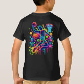 アメリカ国旗イーグル愛国主義 Tシャツ (裏面)