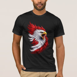 アメリカ国旗イーグル メンズTシャツ Tシャツ