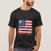 アメリカ国旗イーグルTシャツ Tシャツ (正面)