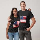 アメリカ国旗イーグルTシャツ Tシャツ (ユニセックス)