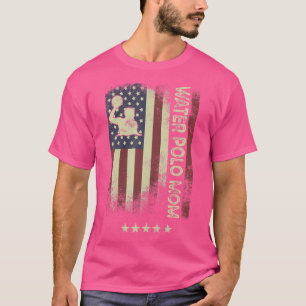 アメリカ国旗ウォーターポロママ Tシャツ