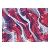 アメリカ国旗カスタムのコットン・テーブルクロス テーブルクロス (正面(横))