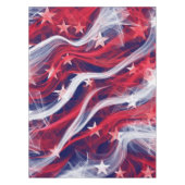 アメリカ国旗カスタムのコットン・テーブルクロス テーブルクロス (正面)