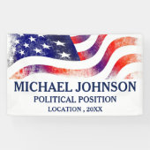 アメリカ国旗カスタム政治キャンペーン選挙 横断幕 (横)