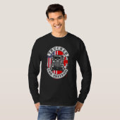アメリカ国旗カナダ国旗の自由Convoy 2022 Truc Tシャツ (正面フル)