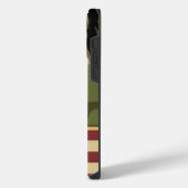 アメリカ国旗カモフラージュ iPhoneケース (左側面)