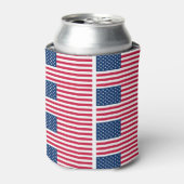 アメリカ国旗クーラーボックスUSA – 愛国的 缶クーラー (缶正面)