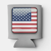 アメリカ国旗クールドリンク、7月4日 缶クーラー (裏面)