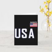 アメリカ国旗クール空手チーム装備武術Arts M カード (黄色い花)
