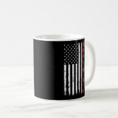 アメリカ国旗コール・マイナー コーヒーマグカップ (正面右)