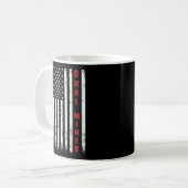 アメリカ国旗コール・マイナー コーヒーマグカップ (正面左)