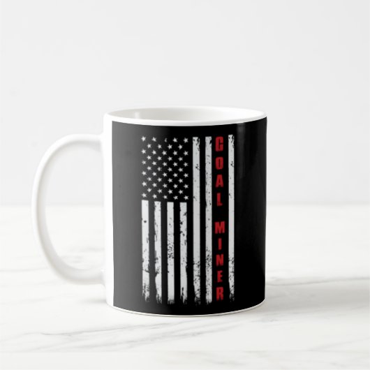 アメリカ国旗コール・マイナー コーヒーマグカップ (左)