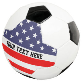 アメリカ国旗サッカーボール オリジナルプリント サッカーボール