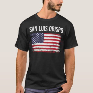 アメリカ国旗サンルイスオビスポ Tシャツ