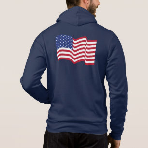 アメリカ国旗ジャケットフーディー パーカ