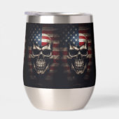 アメリカ国旗スカル (右面)