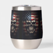 アメリカ国旗スカル (正面)