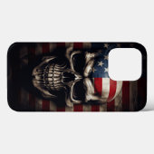 アメリカ国旗スカル Case-Mate iPhoneケース (裏面 (横))