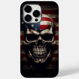 アメリカ国旗スカル Case-Mate iPhone 14 PRO MAXケース