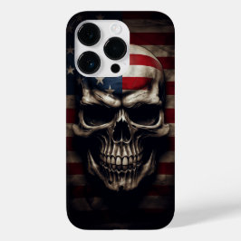アメリカ国旗スカル Case-Mate iPhone 14 PROケース