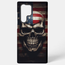 アメリカ国旗スカル SAMSUNG GALAXY S22 ULTRAケース
