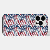 アメリカ国旗セット iPhoneケース (裏面横)