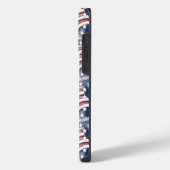 アメリカ国旗セット iPhoneケース (左側面)