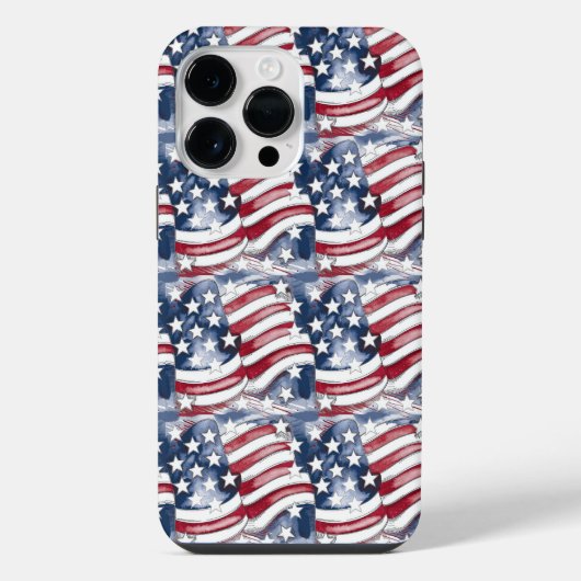 アメリカ国旗セット iPhoneケース (裏面)