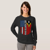 アメリカ国旗ティモール最高のアンティEver Fa Tシャツ (正面フル)