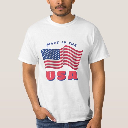 アメリカ国旗デザイン Tシャツ (正面)