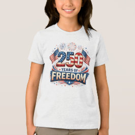 アメリカ国旗デザイン USA 250周年記念 トライブレンドＴシャツ