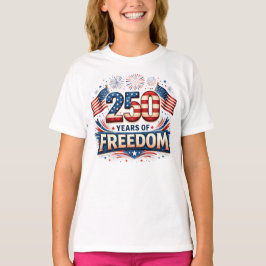 アメリカ国旗デザイン USA 250周年記念 Tシャツ