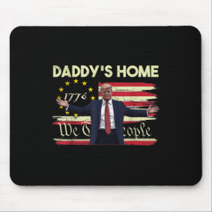 アメリカ国旗トランプDaddysホーム我々人々45 マウスパッド