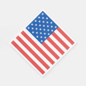 アメリカ国旗ナプキン スタンダードランチョンナプキン (角)