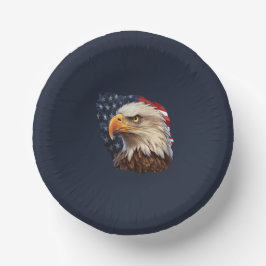 アメリカ国旗ハクトウワシ ペーパーボウル