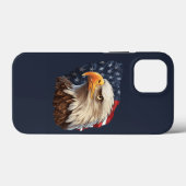 アメリカ国旗ハクトウワシ Case-Mate iPhoneケース (裏面 (横))
