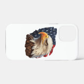 アメリカ国旗ハクトウワシ Case-Mate iPhoneケース (裏面 (横))