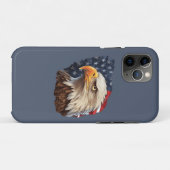 アメリカ国旗ハクトウワシ Case-Mate iPhoneケース (裏面(横))