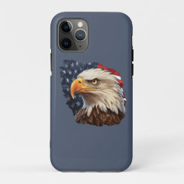 アメリカ国旗ハクトウワシ iPhone 11 PROケース