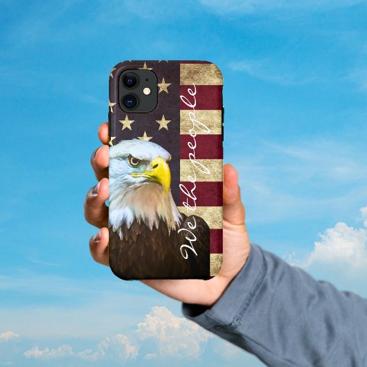 アメリカ国旗ハクトウワシ We The People Case-Mate iPhoneケース