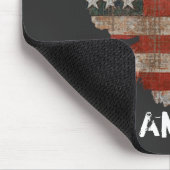 アメリカ国旗ハゲワシ マウスパッド (コーナー)