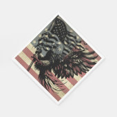 アメリカ国旗ハゲ・イーグル愛国心 スタンダードランチョンナプキン (角)