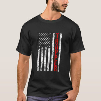 アメリカ国旗ハンタートラッパー Tシャツ