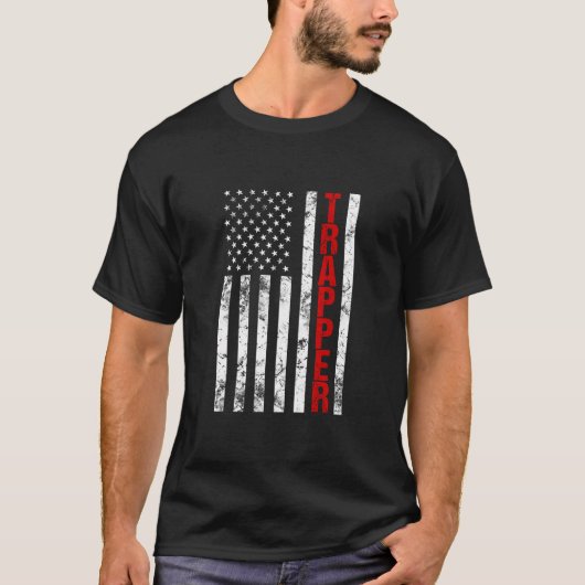 アメリカ国旗ハンタートラッパー Tシャツ (正面)