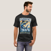 アメリカ国旗バス釣りヴィンテージ フィッシング Tシャツ (正面フル)