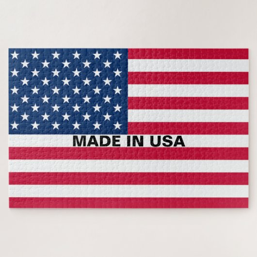 アメリカ国旗パズル メイド・イン・USA ジグソーパズル (横)