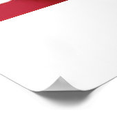 アメリカ国旗パトリオティックホームカスタマイズ文字 ポスター (角)