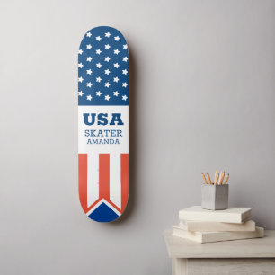 アメリカ国旗パーソナライズされたUSA スケートボード